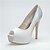 ieftine Pantofi de Mireasă-Pentru femei Satin Primăvară / Vară Toc Stilat / Platformă Roz / Argintiu / Albastru / Nuntă / Party &amp; Seară
