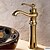 Недорогие Смесители для раковины в ванной-Ванная раковина кран - Standard Ti-PVD По центру Одно отверстие / Одной ручкой одно отверстиеBath Taps