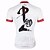 cheap Women&#039;s Cycling Clothing-ILPALADINO Men&#039;s Short Sleeve Cycling Jersey Summer Polyester White Dragon Bike Jersey Top Mountain Bike MTB Road Bike Cycling Ultraviolet Resistant Quick Dry Breathable Sports Clothing Apparel