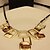 abordables Collier-Wendy Women&#039;s European Style Cut Out Square Short Necklace