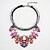 abordables Collares-populares collar de la gema del multicolor de las mujeres