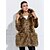 cheap Fur Coats-Long Sleeve Hood Faux Fur Casual/Party Coat
