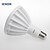 olcso Izzók-E26/E27 LED szpotlámpák PAR38 COB 1400-1500 lm Meleg fehér Természetes fehér AC 100-240 V