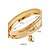 abordables Vip Deal-jing plaqué or 18k dian de mode boule de chute cercle bracelets wsz0004