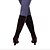 Недорогие Танцевальные сапоги-Для женщин Современный Бархат Ботинки Цветы На низком каблуке Вино Черный 3,5 см Не персонализируемая