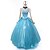 preiswerte Kostüme aus Film und Fernsehen-Prinzessin Cinderella Märchen Cosplay Kostüme Damen Film Cosplay Urlaubskleid Blau Kleid Ärmel Halsketten Weihnachten Halloween Silvester Chiffon Kunstpelz Satin / Stirnband