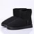 cheap Women&#039;s Boots-Women&#039;s Shoes Leatherette Winter Fall Flat Heel 4&quot;-6&quot;(Approx.10.16cm-15.24cm) Booties/Ankle Boots for Casual Office &amp; Career Black Brown