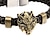 abordables Bracelet Homme-Bracelets en cuir - Cuir Animal, Loup Original, Mode Bracelet Noir Pour Soirée / Quotidien / Décontracté
