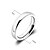 abordables Anillos de hombre-Anillo de banda Titanio Acero Legierung Moda 1pc / Hombre