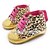 cheap Baby Shoes-Girls&#039; Flats Spring Summer Fall First Walkers Cotton Flat Heel Lace-up