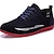 abordables Zapatillas de hombre-Hombre Zapatos Confort Primavera / Otoño Casual Cuero Sintético Negro / Azul / Amarillo / Con Cordón