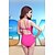 cheap Women&#039;s Swimwear &amp; Bikinis-Solid Halter Neck Black Green Pink One-piece Swimwear Black