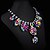 voordelige Ketting-Women&#039;s Popular Rainbow Gem Necklace