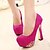 cheap Women&#039;s Shoes-Flocking Women&#039;s Spool Heel Pumps With Platform (More Colors)