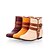 cheap Women&#039;s Boots-Women&#039;s Flat Heel Buckle Leatherette 10.16-15.24 cm / Booties / Ankle Boots Spring / Fall / Winter Burgundy / Beige / Yellow