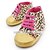 cheap Baby Shoes-Girls&#039; Flats Spring Summer Fall First Walkers Cotton Flat Heel Lace-up