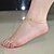 رخيصةأون مجوهرات الجسم-Women&#039;s Simple Double Anklets