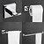 Недорогие Набор принадлежностей для ванной комнаты-Набор аксессуаров для ванной Современный Латунь 4шт - Гостиничная ванна Держатели для туалетной бумаги / Robe Hook / распорка