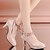 ieftine Tocuri de Damă-Pantofi pentru femei - Imitație de Piele - Toc Stiletto - Vârf Rotund - Pantofi cu Toc - Casual - Negru / Roz / Roșu / Bej