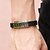 preiswerte Armbänder-Herren ID Armband Personalisiert Einzigartiges Design Silikon Armband Schmuck Schwarz Für Normal Alltag / Titanstahl
