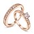 preiswerte Ringe-Damen Statement-Ring Kristall Silber Golden Krystall vergoldet damas Modisch Hochzeit Party Schmuck Rund / Kubikzirkonia / Zirkon