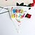 abordables Décorations de Fête-accessoire bannière d&#039;un parti de drapeau de joyeux anniversaire