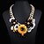 billiga Modehalsband-Women&#039;s metal Flower Luxury Necklace