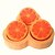 abordables Accessoires de pâtisserie-trois oranges argile de résine de gâteau fondant au chocolat de moule bonbons de silicone, l10.7m * w10.7cm * h1.8cm