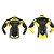 abordables Conjuntos de ropa para hombre-FJQXZ Hombre Manga Larga Maillot de Ciclismo con Mallas Amarillo / negro Bicicleta Medias / Mallas Largas Trajes de Yoga Resistente al Viento Transpirable Almohadilla 3D Secado rápido Resistente a