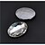 halpa Helmet-30*20MM Fashion Cellphone Beauty Oval Transparent Acrylic Faceted Sticky Rhinestones Gems(5 Pcs)