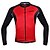 cheap Men&#039;s Jackets &amp; Gilets-SANTIC Men&#039;s Cycling Jacket Bike Top Breathable Anatomic Design Ultraviolet Resistant Sports Polyester Clothing Apparel Bike Wear Advanced Sewing Techniques / High Elasticity / Reflective Strips