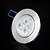cheap LED Recessed Lights-1PC Dimmable  3x2W High Power LED Lamp 500-550 lm LED Ceiling Lights Recessed Retrofit leds  Warm White Cold White AC 110V / AC 220V