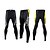 abordables Conjuntos de ropa para hombre-FJQXZ Hombre Manga Larga Maillot de Ciclismo con Mallas Amarillo / negro Bicicleta Medias / Mallas Largas Trajes de Yoga Resistente al Viento Transpirable Almohadilla 3D Secado rápido Resistente a