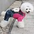 رخيصةأون ملابس الكلاب-كلب بنطلونات الشتاء ملابس الكلاب أخضر وردي كوستيوم تيريليني قطن XS S M L XL
