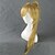 billiga Halloween Wigs-Cosplay Peruker Final Fantasy Rikku Animé Cosplay-peruker 70cm CM Värmebeständigt Fiber Dam