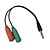 ieftine Cabluri audio-3,5 mm stereo poziția 4 fișă de 3,5 mm pentru microfon&amp;amp; mufă pentru căști pentru adaptor iphone audio