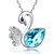 cheap Vip Deal-Pure Fashion Animal Gemstone Sweet Silver-Plated Necklace_9250109