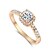cheap Rings-Women&#039;s Statement Ring - Cubic Zirconia Fashion One Size Gold For Party