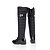 cheap Women&#039;s Boots-Women&#039;s Fall / Winter Wedge Heel Casual Buckle Nylon 45.72-50.8 cm / Knee High Boots Black / Blue