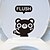 voordelige Badkamergadgets-cartoon van de kleine beer wc sticker