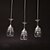 voordelige Eilandlichten-3-lichts LED hanglamp 60 cm metaal glas cluster overige modern eigentijds 110-120v / 220-240v