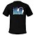 cheap Everyday Cosplay Anime Hoodies &amp; T-Shirts-LED T-shirts Sound activated LED lights Textile Cartoon 2 AAA Batteries