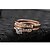 preiswerte Ringe-Damen Statement-Ring Kristall Silber Golden Krystall vergoldet damas Modisch Hochzeit Party Schmuck Rund / Kubikzirkonia / Zirkon