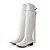 cheap Women&#039;s Boots-Women&#039;s Shoes Spring / Winter Low Heel &gt;50.8 cm / Over The Knee Boots Tassel Black / White / Brown / Party &amp; Evening