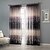 abordables Voilages-Sur-Mesure Transparent Rideaux opaques Deux Panneaux 2*(W107cm×L160cm) / Chambre à coucher
