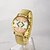 levne Dámské hodinky-New Fashion Gold Watch  Women&#039;s watch Personality Stripes