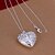 Недорогие Рождественские украшения1-Vilin серебряное ожерелье сердца женщин