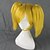 billige Halloween Wigs-Cosplay Parykker Vokaloid Kagamine Rin Anime Cosplay-parykker 35 CM Varmeresistent Fiber Dame