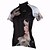 cheap Women&#039;s Cycling Clothing-ILPALADINO Women&#039;s Short Sleeve Cycling Jersey - Black Floral / Botanical Plus Size Bike Jersey Top Breathable Quick Dry Ultraviolet Resistant Sports 100% Polyester Mountain Bike MTB Road Bike Cycling