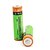 cheap Batteries-2Pcs PKCELL Colorful 1.6V 2500mAh AA Ni-ZN Rechargeable Batteries Set